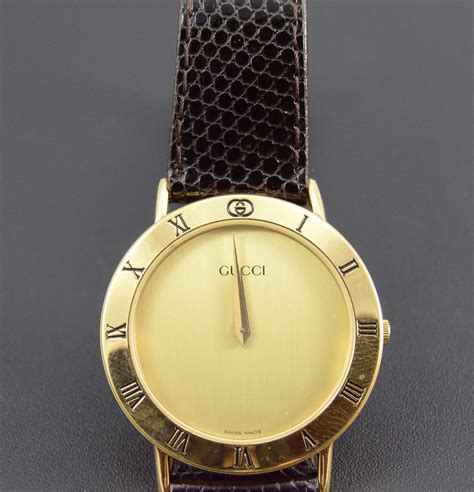 back gucci vintage watch